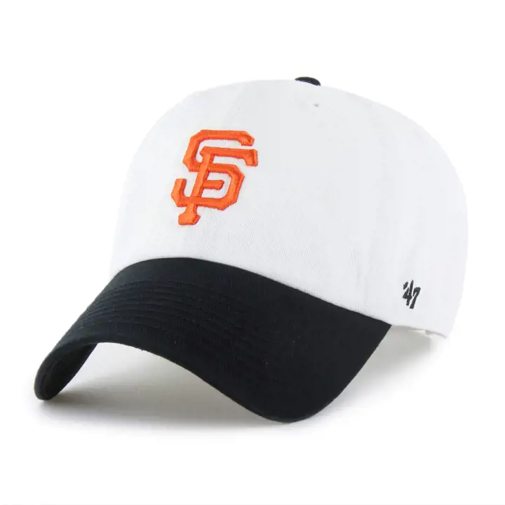 SAN FRANCISCO GIANTS MLB Casquette Blanche Bicolore '47 Clean Up BLA/NOI