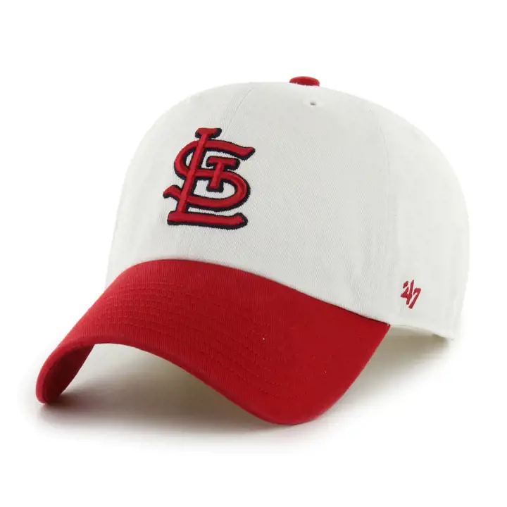 Casquette MLB ST. LOUIS CARDINALS Blanche 2 tons '47 Clean Up BLA/ROU