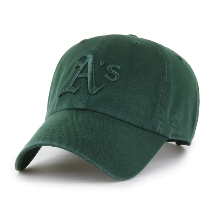 Casquette ajustable « Tonal '47 Clean Up DKGRN » OAKLAND ATHLETICS MLB