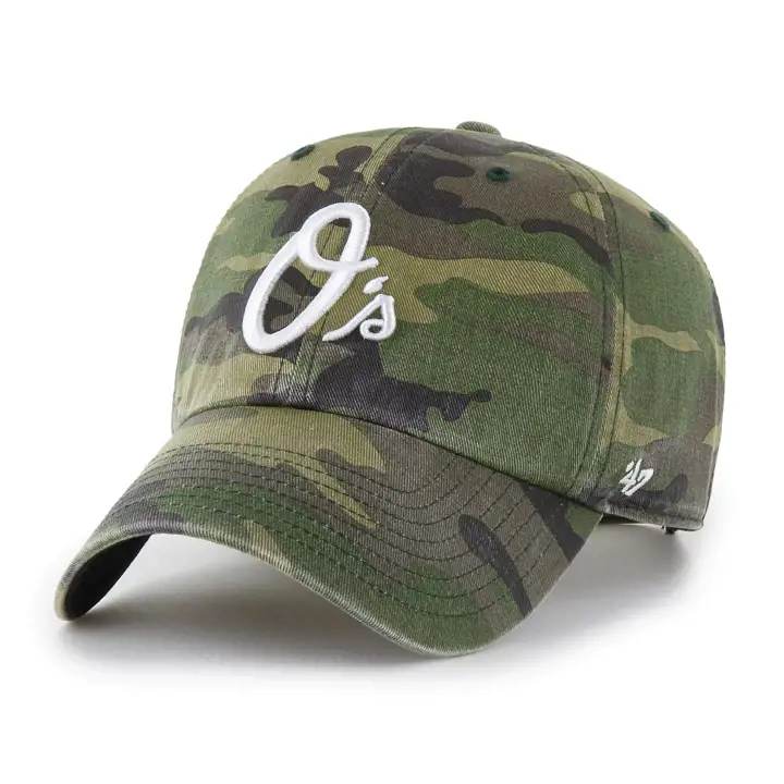 BALTIMORE ORIOLES MLB Camo/White '47 Clean Up CAMO