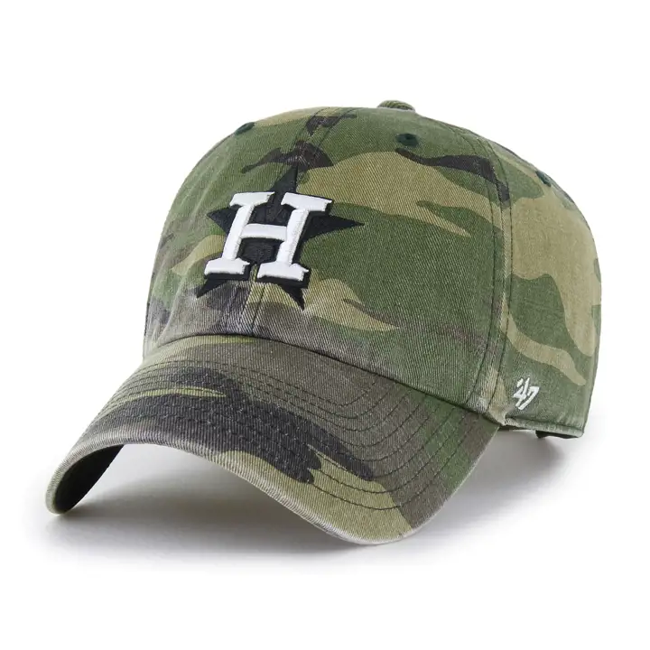 HOUSTON ASTROS MLB Casquette camouflage et blanche '47 Clean Up CAMO