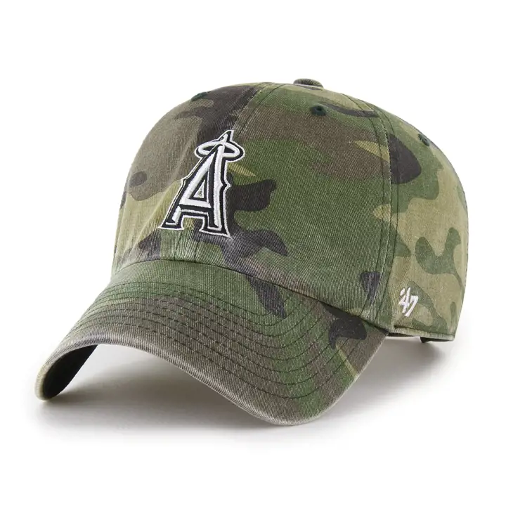 LOS ANGELES ANGELS MLB Casquette Camouflage/Blanc '47 Clean Up CAMO
