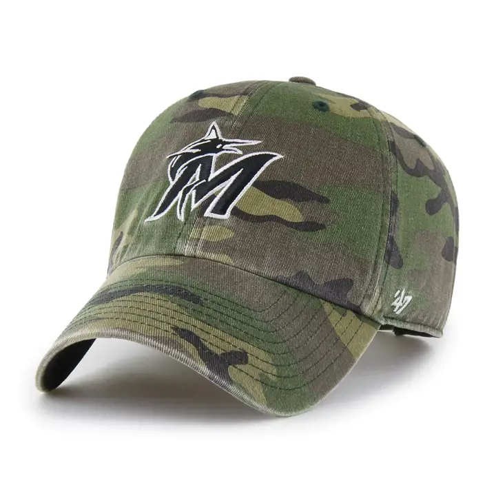 MIAMI MARLINS MLB Camo/Blanc '47 Clean Up CAMO
