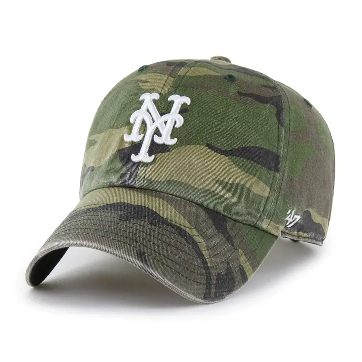 Casquette '47 Clean Up CAMO New York Mets MLB Camo/Blanc