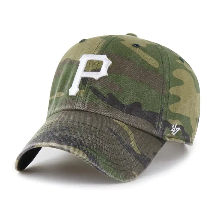 PITTSBURGH PIRATES MLB Camouflage/Blanc Casquette souple '47 CAMO