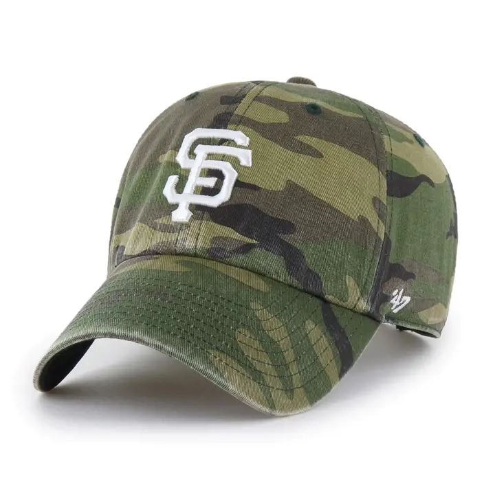 SAN FRANCISCO GIANTS MLB Casquette camouflage et blanche '47 Clean Up CAMO