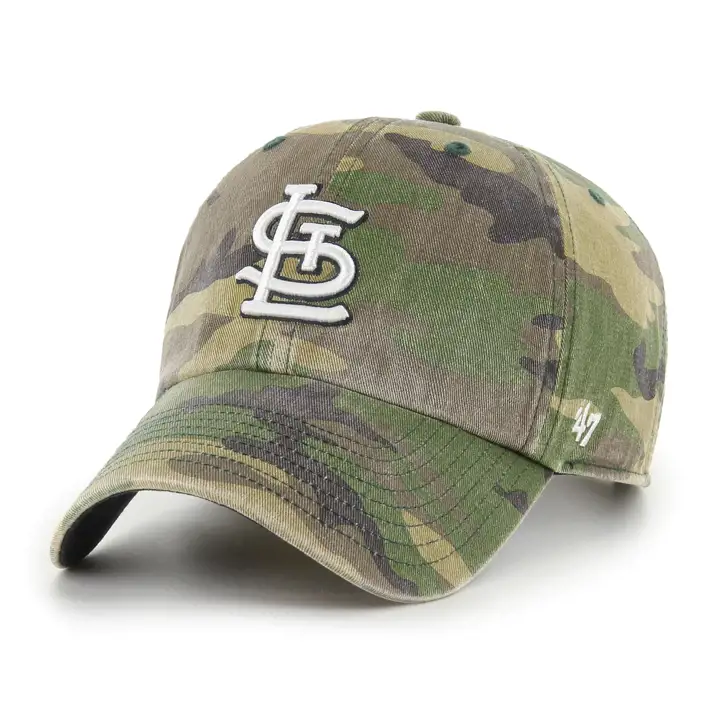 Casquette ajustable '47 Clean Up CAMO camouflage et blanche des Cardinals de St. Louis de la MLB