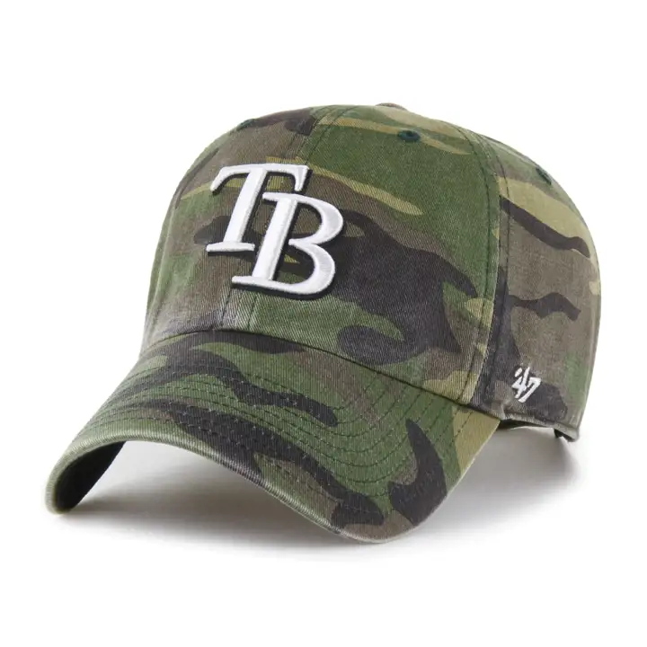 Casquette MLB Camo/Blanche '47 Clean Up TAMPA BAY RAYS CAMO