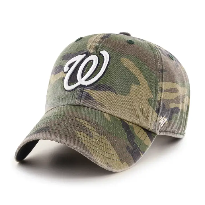 WASHINGTON NATIONALS MLB Casquette Camouflage/Blanche '47 Clean Up CAMO