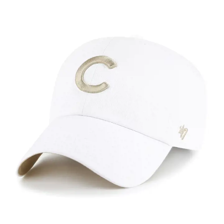 CASQUETTE CHICAGO CUBS MLB Blanche/Kaki Ballpark '47 Clean Up BLANCHE