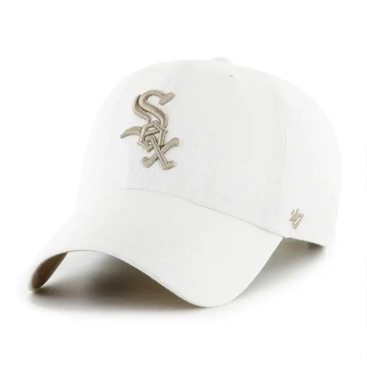 CHICAGO WHITE SOX MLB White/Khaki Ballpark '47 Clean Up BLC