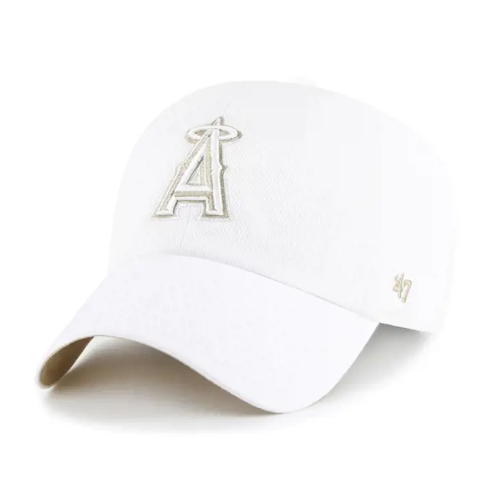 LOS ANGELES ANGELS MLB Casquette Ballpark '47 Clean Up blanc/kaki