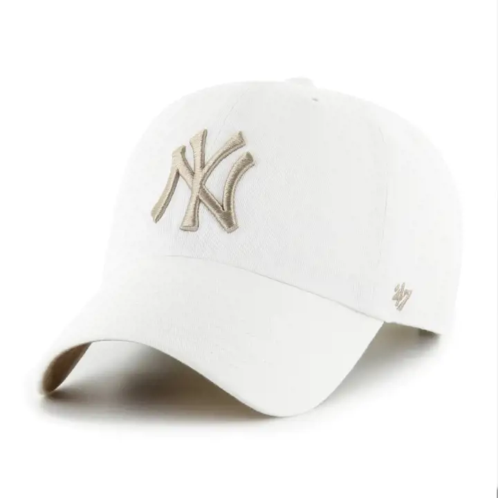 NEW YORK YANKEES MLB White/Khaki Ballpark '47 Clean Up BLA