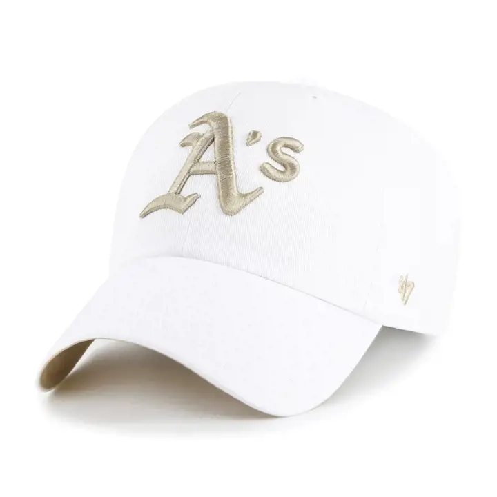 OAKLAND ATHLETICS MLB Casquette souple '47 Clean Up blanc/kaki