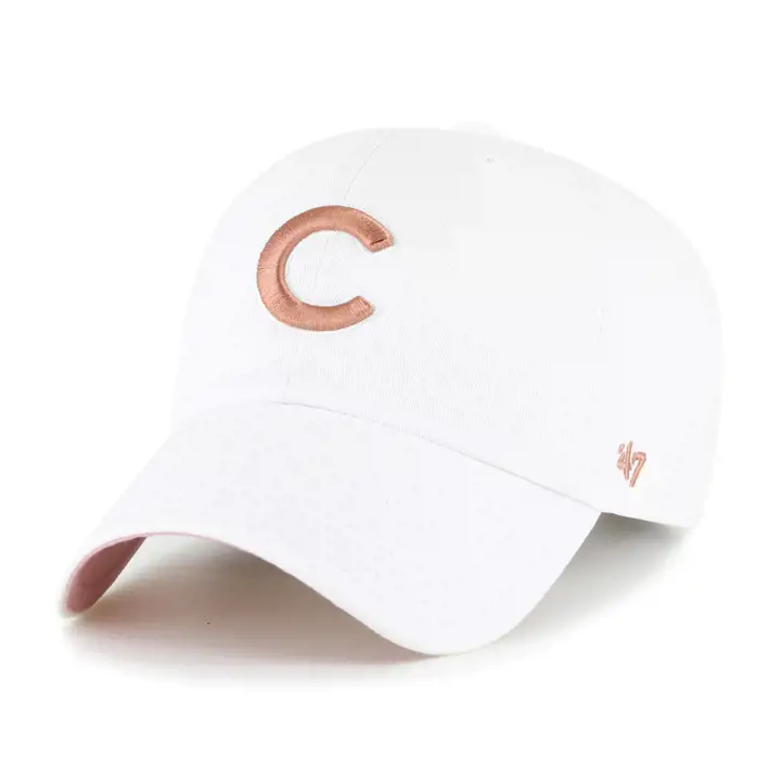 CHICAGO CUBS MLB Casquette '47 Clean Up Rose Poussiéreux/Blanc
