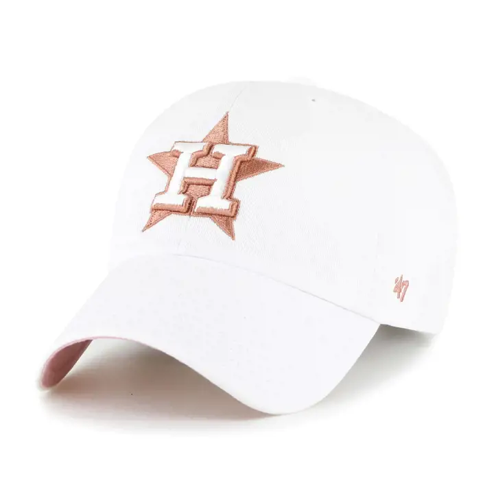 Casquette HOUSTON ASTROS MLB White/Dusty Rose Ballpark '47 Clean Up WH
