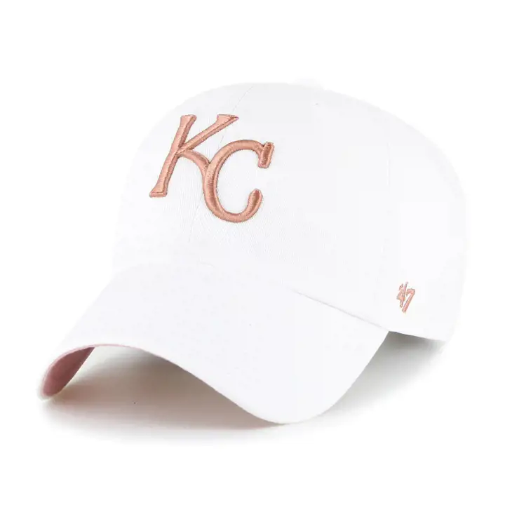 Casquette KANSAS CITY ROYALS MLB White/Dusty Rose Ballpark '47 Clean U
