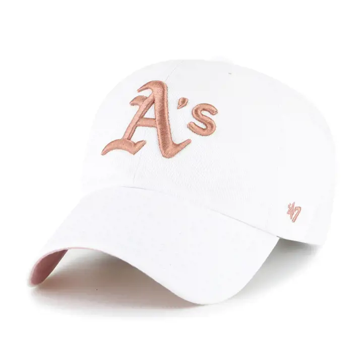Casquette '47 Clean Up Oakland Athletics MLB blanc/rose poudré
