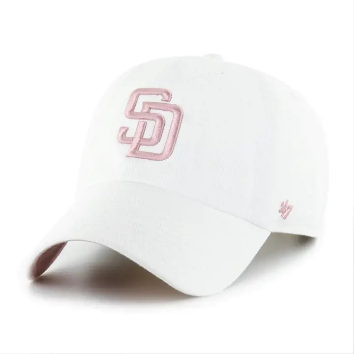 Casquette SAN DIEGO PADRES MLB White/Dusty Rose Ballpark '47 Clean Up