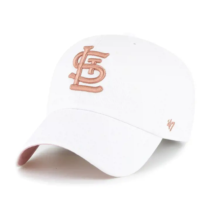 Casquette ST. LOUIS CARDINALS MLB White/Dusty Rose Ballpark '47 Clean