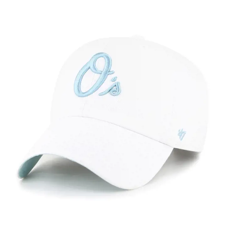 Casquette BALTIMORE ORIOLES MLB White/Mako Ballpark '47 Clean Up WHT