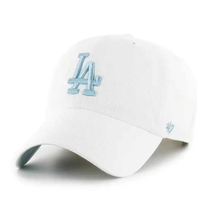 LOS ANGELES DODGERS MLB Casquette réglable Blanc/Mako Ballpark '47 Clean Up WHT