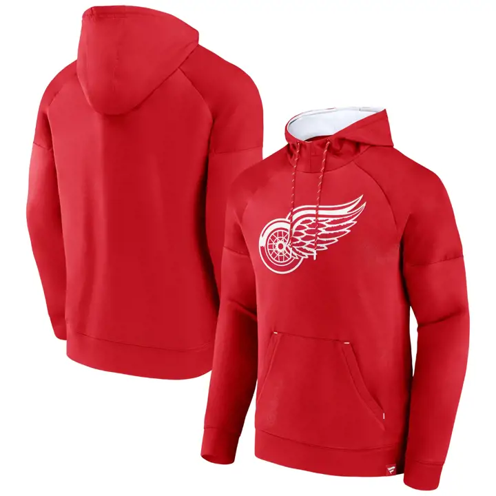 Sweat à Capuche Défenseur Iconique Detroit Redwings LNH Rouge