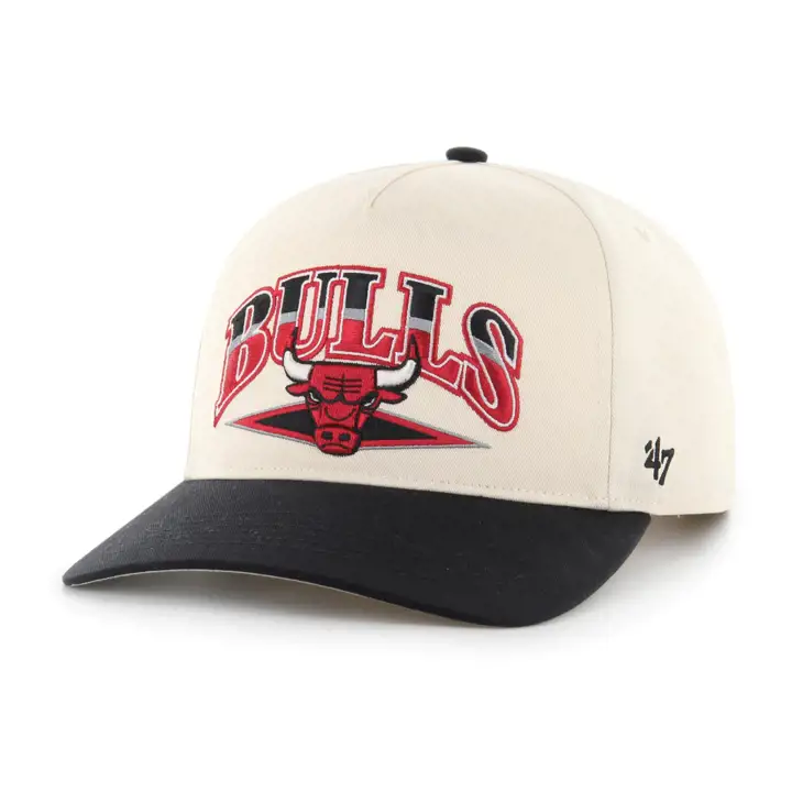 Chicago Bulls NBA '47 Casquette 'Hitch Arc Line' Naturel/Noir/Gris