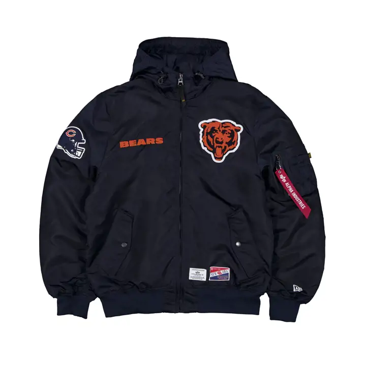 Veste Chicago Bears Alpha Industries 24 marine