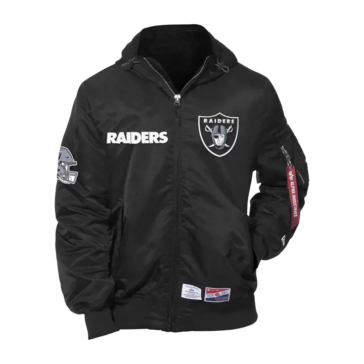 Blouson Las Vegas Raiders Alpha Industries 24 BLK