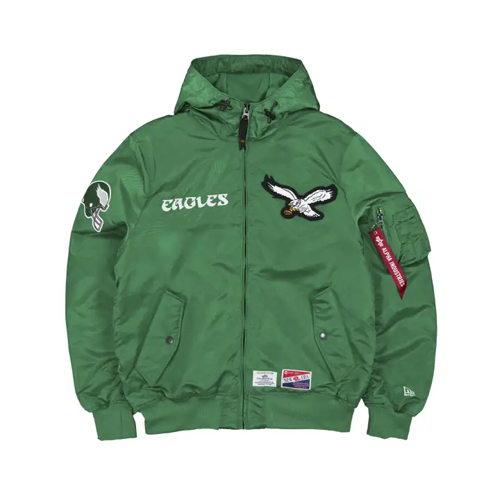 Veste Alpha Industries Philadelphia Eagles 24 GRN