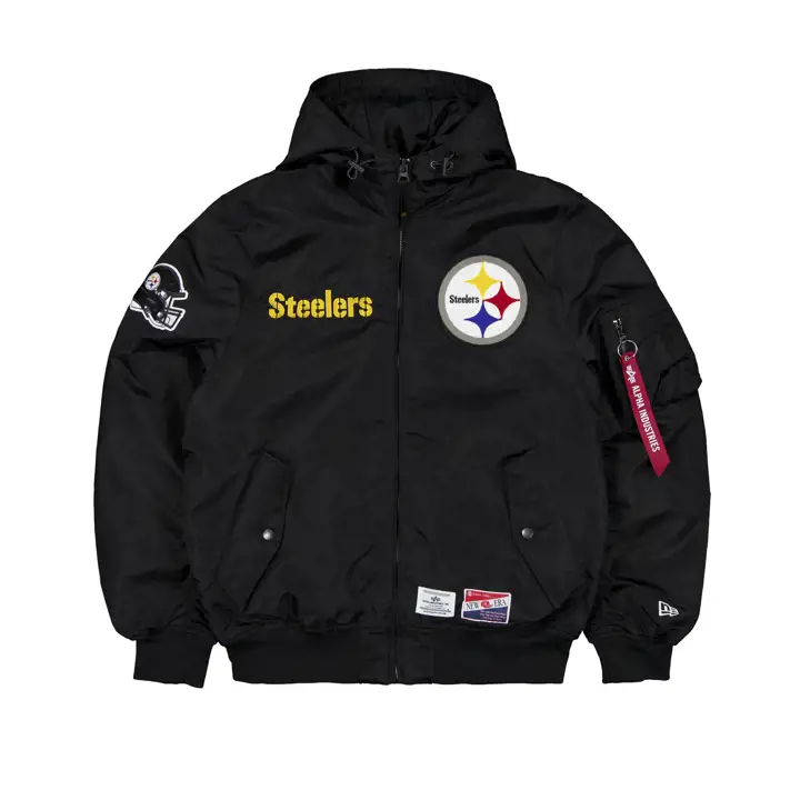 Veste Alpha Industries Pittsburgh Steelers 24 BLK