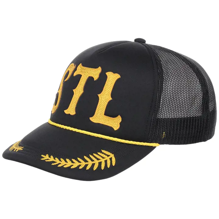 Casquette Trucker St. Louis Captain Foam Noir/Or