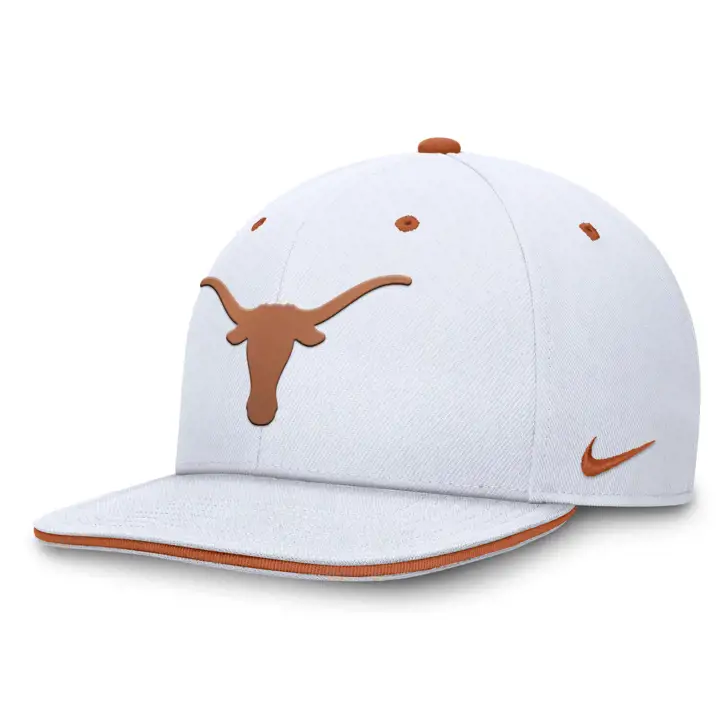 Casquette Texas Longhorns NCAA NK TPU ProCap Snap WHT