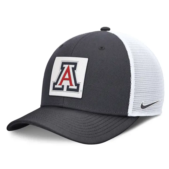 Casquette trucker Arizona Wildcats NCAA Wordmark Rise anthracite/blanc