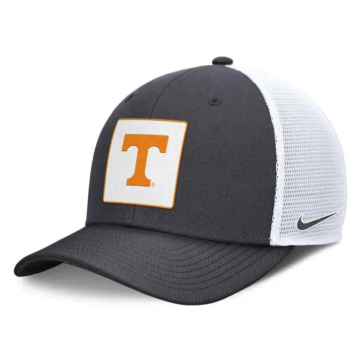 Tennessee Volunteers NCAA Wordmark Rise Trucker Anthracite/W