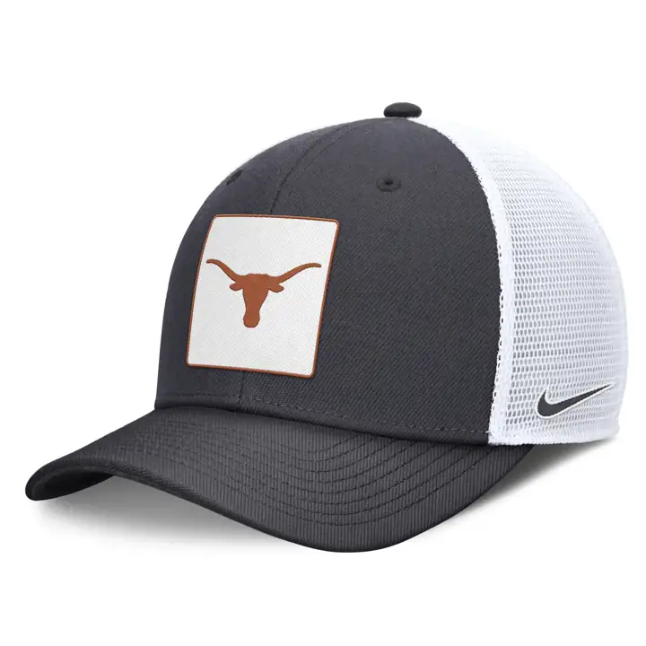 Casquette camionneur Rise Anthracite/Blanc avec logo des Texas Longhorns NCAA