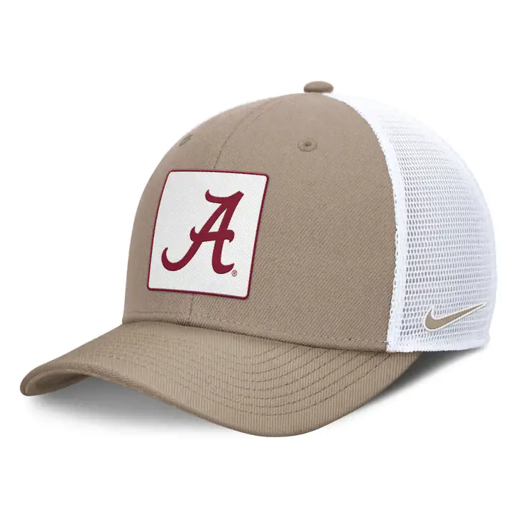 Alabama Crimson Tide NCAA Casquette Trucker Kaki Rise KHA/WHT