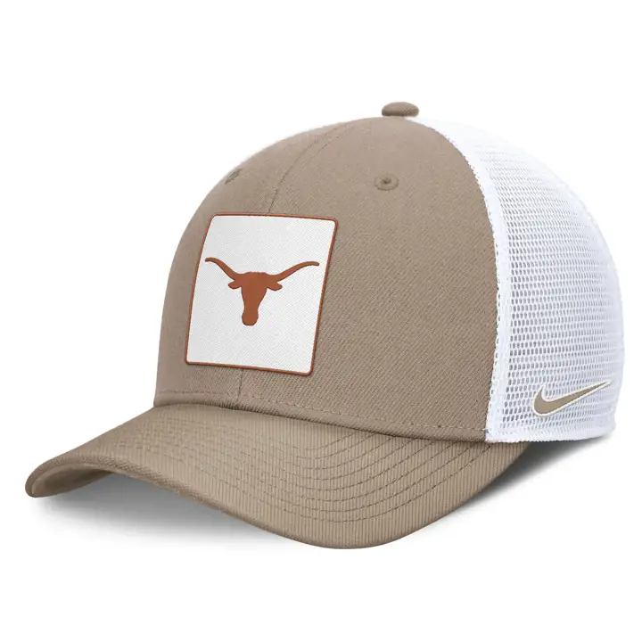 Texas Longhorns NCAA Casquette Trucker Rise Kaki/Blanc
