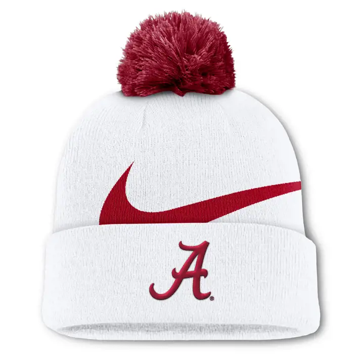 Alabama Crimson Tide NCAA NK Swoosh Peak Beanie CRIM