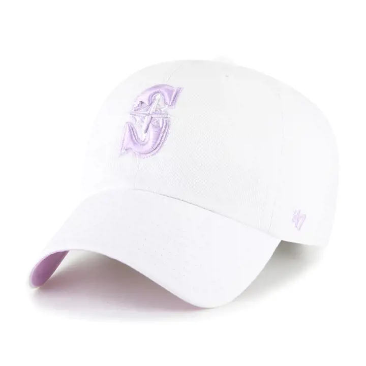 SEATTLE MARINERS MLB Casquette réglable « '47 Clean Up » blanc/cosmos