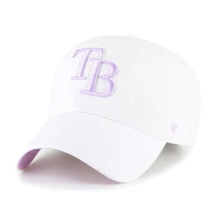 TAMPA BAY RAYS MLB Casquette White/Cosmos Ballpark '47 Clean Up BLA