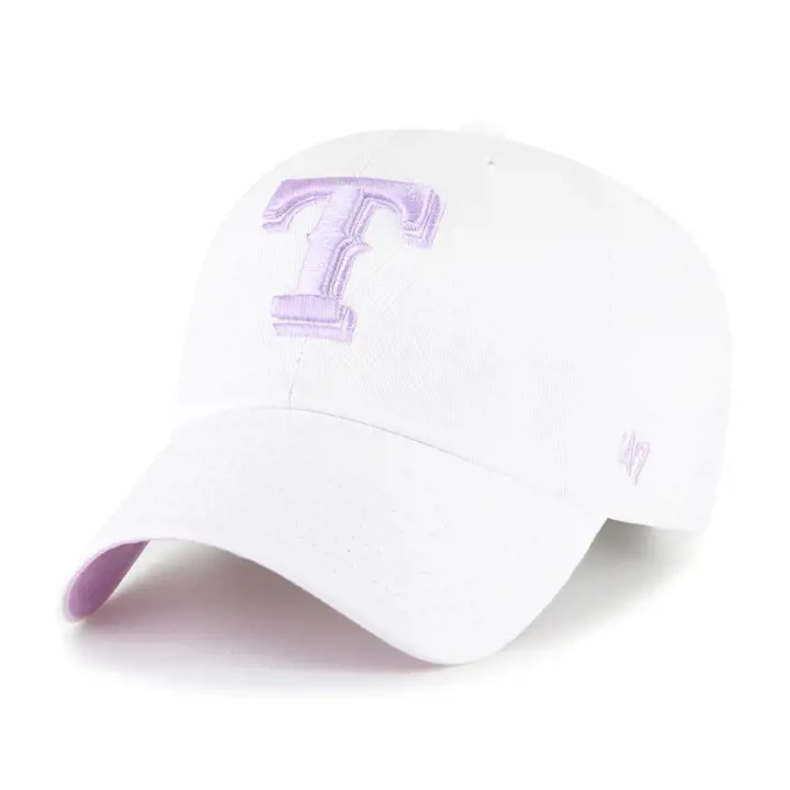 TEXAS RANGERS MLB Casquette '47 Clean Up Blanche/Cosmos