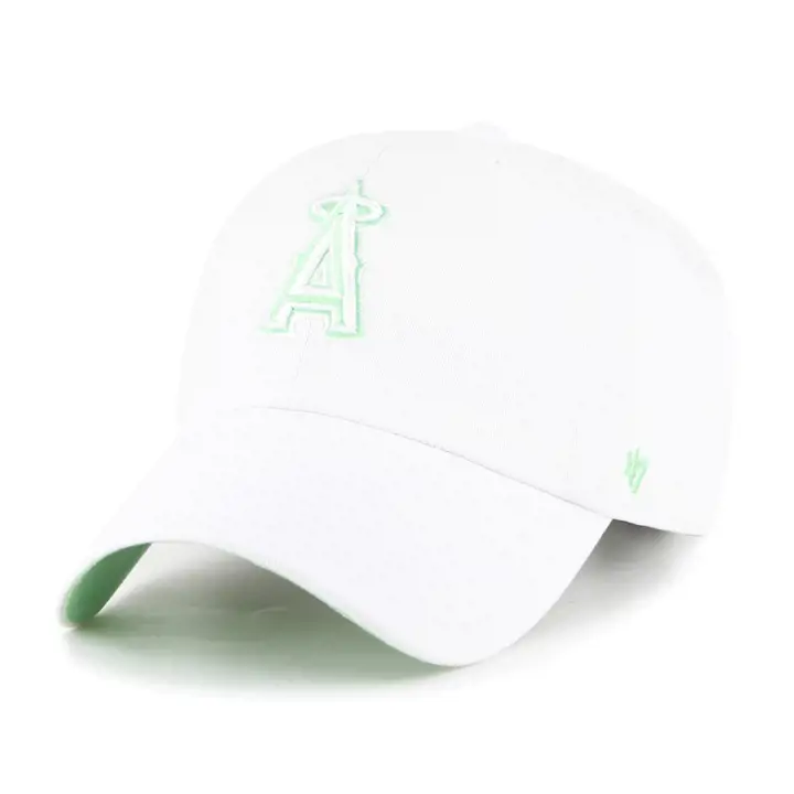 Casquette ajustable « Ballpark '47 Clean Up W » MLB White/Hemlock des LOS ANGELES ANGELS