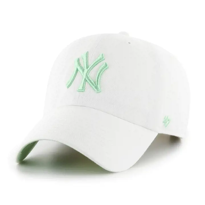 CASQUETTE NEW YORK YANKEES MLB White/Hemlock Ballpark '47 Clean Up WHT