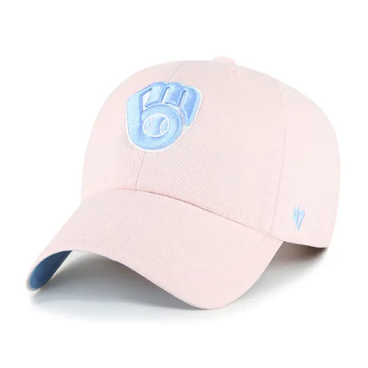 CASQUETTE MILWAUKEE BREWERS MLB Rose Cotton Candy '47 Clean Up PNK/LBL