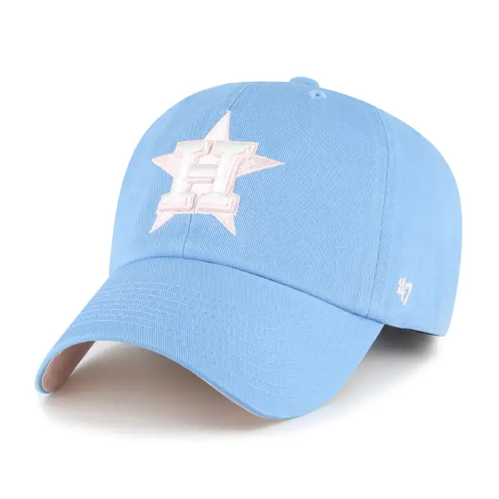 Casquette réglable HOUSTON ASTROS MLB Blue Cotton Candy '47 Clean Up LBL/PNK