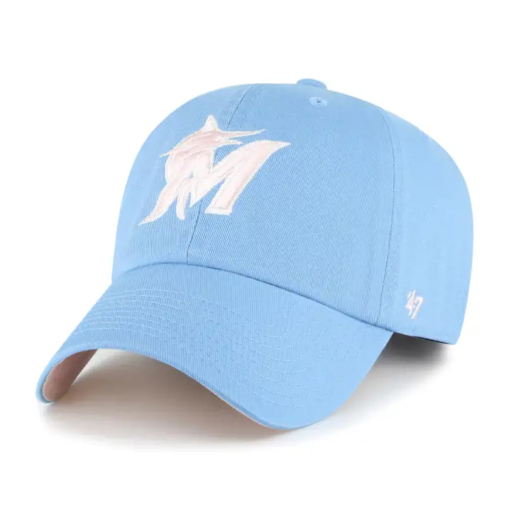 MIAMI MARLINS MLB Bleu Barbe à Papa '47 Clean Up LBL/PNK