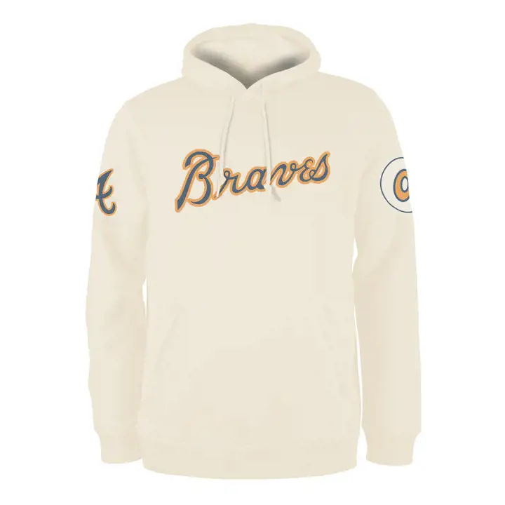 Atlanta Braves MLB NE Color Pack Hoodie GRISFONCÉ/BLEU/ORANGECAPES