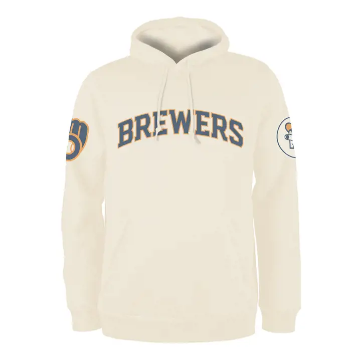 Milwaukee Brewers MLB NE Color Pack Hoodie GRIS FONCÉ/BLEU/ORANGE